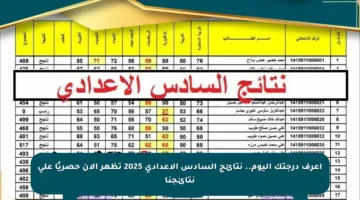 اعرف درجتك اليوم.. نتائج السادس الإعدادي 2025 تظهر الآن حصريًا على نتائجنا